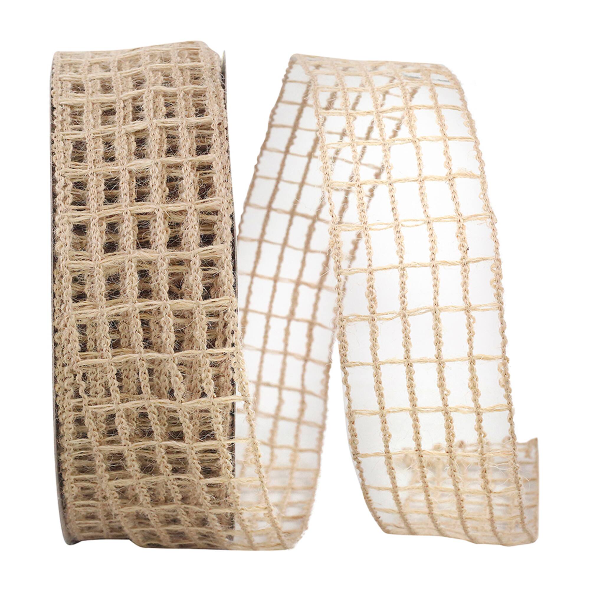 The Ribbon Roll Jute Box Wired Ribbon